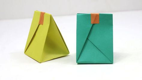 Learn how to make simple and easy origami gift box. Easy Paper gift box tutorial step by step. Beginners can make this easy origami box with any size of square paper. I hope this video tutorial will help you to make an cute and easy origami paper box. #papergiftbox #origamigiftbox Origami Gift Bag, Origami Box Easy, Gift Box Tutorial, Origami Gift Box, Paper Video, Origami Gifts, Origami Bag, Box Tutorial, Easy Origami