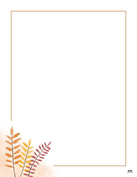 Choose from 30 unique leaf borders perfect for stationery, notes, to-do lists, and so many other cute fall uses. 100% FREE. Print from home! Fall Border Design, Front Page Printable, Free Printable Borders, Printable Borders, Fall Borders, Printable Border, Front Page Design, American Girl Doll Furniture, Leaf Border