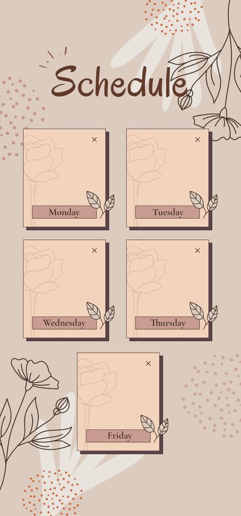 Haii✨ if you wanna repost please give me credits! thank you❣️ School Timetable Design Ideas, Schedule Wallpaper, Timetable Design, Study Schedule Template, Learning Template, Scrapbook Planning, Memo Pad Design, School Timetable, Study Planner Printable