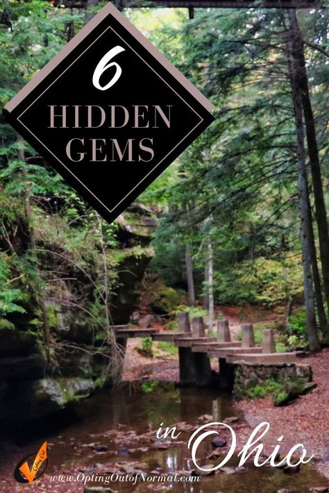 Here's a list of 6 amazing places to see in the state of Ohio on your next vacation or road trip. Ohio was one of our favorite places to explore, and we put together a list of our top hidden gems, unique places to see and some fun things to do in Ohio. #travel #hiddengems #traveltips #vacation #stateparks Day Trips In Ohio, Things To Do In Ohio, Ohio Hiking, Ohio Attractions, Ohio Destinations, Ohio Vacations, Hocking Hills Ohio, State Of Ohio, Ohio Travel