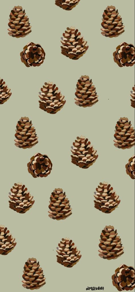 Pine Cone Wallpaper, Simple Holiday Wallpaper, Woodland Wallpaper Iphone, Pinecone Aesthetic, Western Christmas Background, Pinecone Wallpaper, Christmas Wallpapers For Iphone, Xmas Wallpapers, Smartwatch Wallpaper