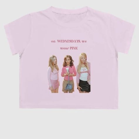 "Rocking our 'Wednesday we wear pink' tees, channeling our inner Mean Girls vibe! 💖👚 #OnWednesdaysWeWearPink #MeanGirls" Shop now..link in the bio Pink Tees, Pink Tee, Mean Girls, Wear Pink, We Wear, Shop Now, Pink, T Shirt, On Instagram