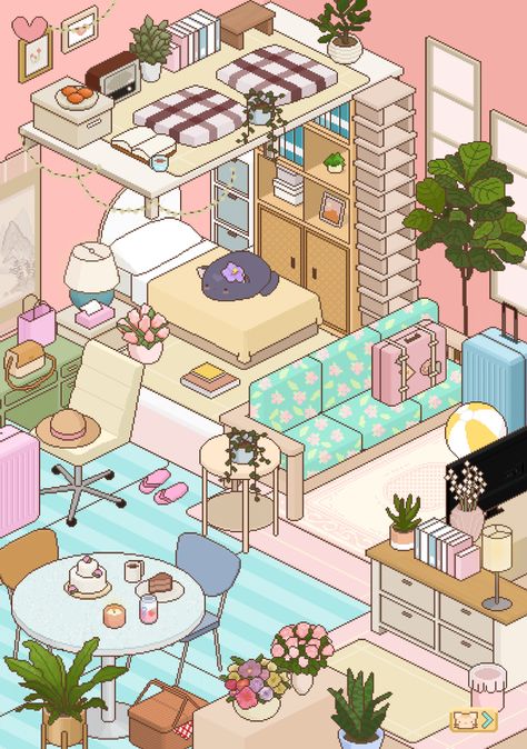 Check out my Deco Neko room! #DecoNeko https://apple.co/38UznX7 Deco Neko Room Ideas, Deco Neko, Fairy Games, Mini Bathroom, Deco Room, Pocket Game, Kitty Games, 3d Interior, Aesthetic Images