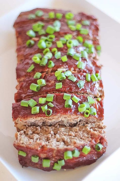 Whole30 Asian Inspired Meatloaf - Finished with Salt Asian Meatloaf, Paleo Meatloaf, Thai Curry Recipes, Paleo Meat Recipes, Meatloaf Ingredients, Paleo Crockpot, Meat Appetizers, Paleo Dinner, Meatloaf Recipes