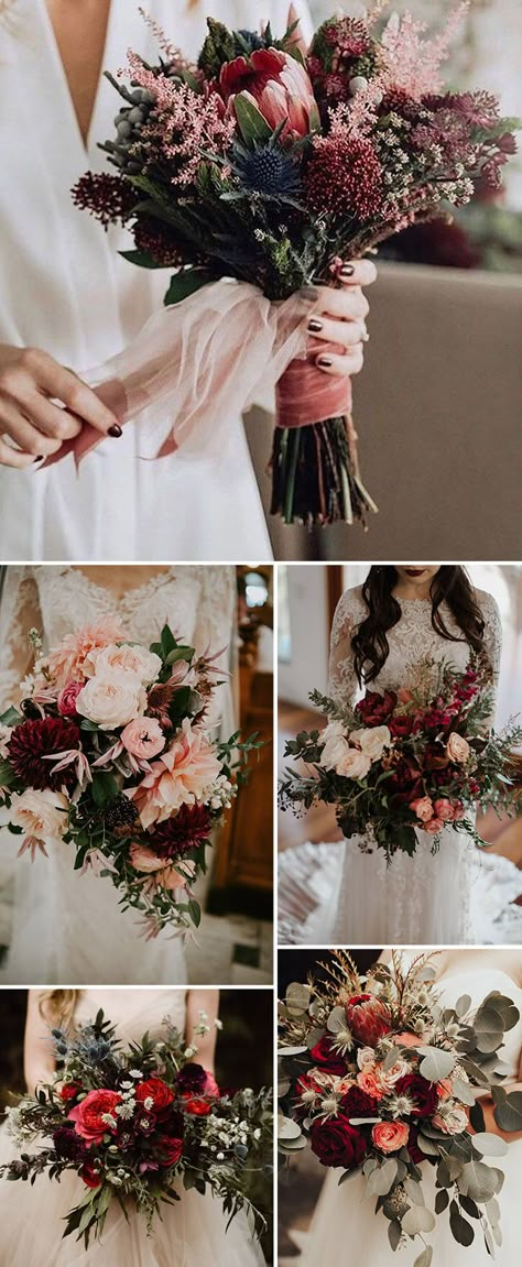 November Wedding Bouquet The Bride, Rustic Wedding Bouquet Winter, Wedding Bouquet Ideas Fall, Wedding Bouquet February, November Bouquet Wedding, November Wedding Flowers Bridal Bouquets, Autumn Wedding Bouquet October, Fall Bridal Bouquet November, Dried Flowers Ideas Wedding