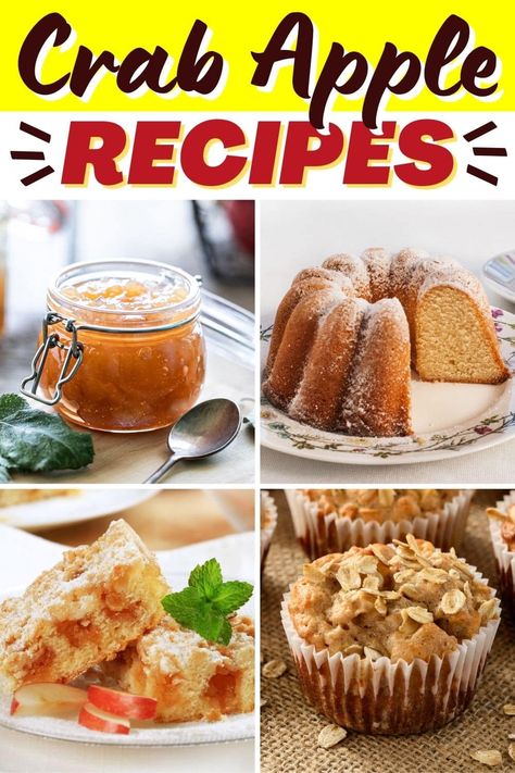 Crab Apple Crisp Recipe, Crabapple Dessert Recipes, How To Preserve Crab Apples, What Can You Make With Crab Apples, Crab Apple Pie Recipes, Crab Apple Recipes Jelly, Crab Apple Muffins, Recipes For Crab Apples, What To Make With Crab Apples