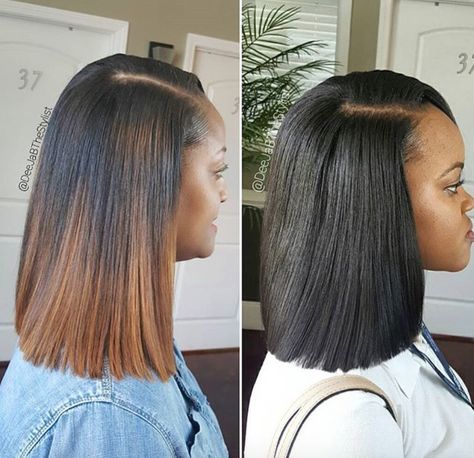 Black Hair Quick Weave, Sew In Weave Hairstyles, School Braids, Amber Hair, Black Hairstyles With Weave, Calm Colors, Sew In Hairstyles, Quick Weave Hairstyles, Straight Bob