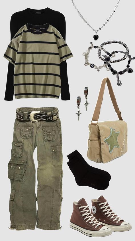 #grunge #grungecore #ootd #fyp #outfit #inspo #grungecore #aesthetic #grungeaesthetic #grungeoutfits #pinterest Grunge Winter Outfits Aesthetic, Thrifted Outfits Grunge, Grunge Ish Outfits, Kiril Morozov, Green Outfit Grunge, Fairygrunge Aesthetic Outfits, Zombiecore Outfits, Grungey2k Outfits, Grunge Outfit Masc