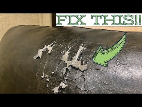 DIY // FIX Your Peeling RV Furniture for $20 // Our First Repair Has Lasted Over a Year! - YouTube Reupholster Couch Diy, Reupholster Couch, Rv Sofas, Faux Leather Couch, Rv Furniture, Rv Camping Tips, Diy Couch, Leather Repair, Leather Couch