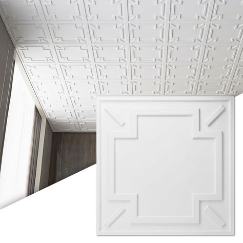 Decorative Drop Ceiling Ideas, Decorative Drop Ceiling Tiles, Black Ceiling Tiles, Textured Ceiling, Drop Ceiling Grid, Pvc Ceiling Panels, Pvc Ceiling Tiles, Drop Ceiling Tiles, Decorative Ceiling Tile