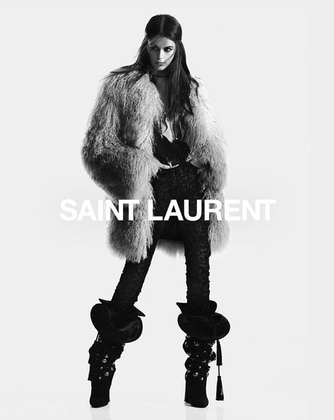 Fashion Editorial Photography, David Sims, Campaign Fashion, Img Models, Anthony Vaccarello, Kaia Gerber, Saint Laurent Paris, Fashion Advertising, Fashion Photography Editorial