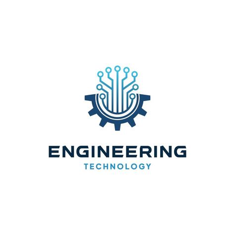 Engineering technology abstract logo vector. Computer Engineering Logo, Engineering Icon, Stem Logo, Engineer Logo, Pre Promo, Logo Engineering, Engineering Logo, Mechatronics Engineering, Electronics Logo