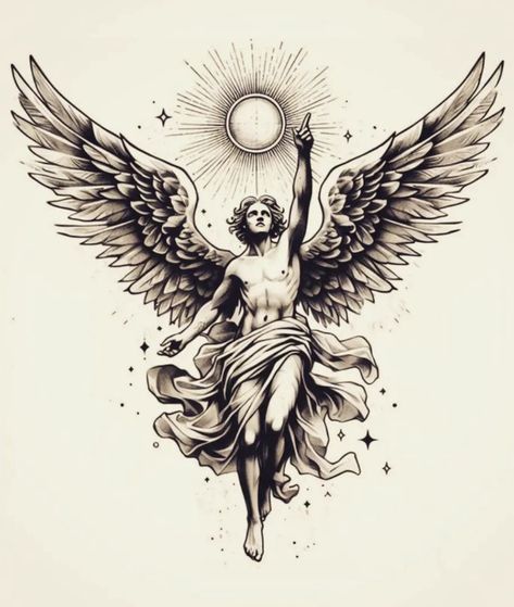 Protective Angel Tattoo, Arkangel Micheal Tattoo, Arcangel Michael Tattoo, Guardian Angel Warrior Tattoo, Archangel Gabriel Tattoo, Male Angel Tattoo, Crossroads Tattoo, Michael Archangel Tattoo, Arch Angel Michael Tattoo