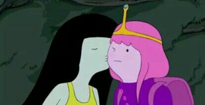 Kiss on the cheek Princess Bubblegum, Adventure Time, A Tree, Kiss