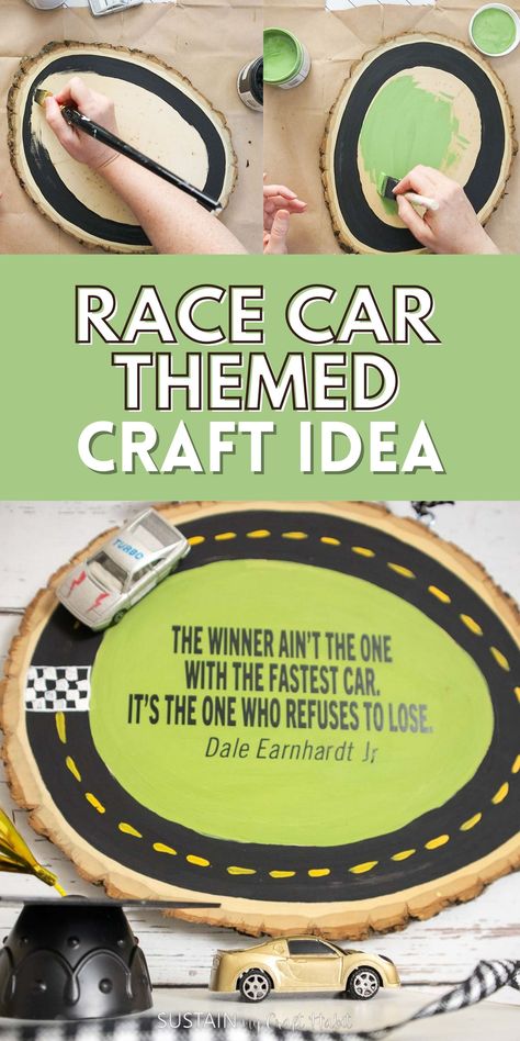 Racing Crafts For Kids, Race Car Crafts, Race Car Craft, Race Car Party Decorations, Race Car Themes, Scout Camp, Kids Races, Car Diy, Pretty Crafts