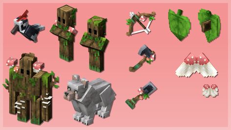 Minecraft Mob Redesign, Minecraft Custom Mob Ideas, Minecraft Mobs Ideas, Minecraft Mobs Mod, Minecraft Items, Minecraft Addons, Minecraft Dungeons, Minecraft Images, Blue Alien