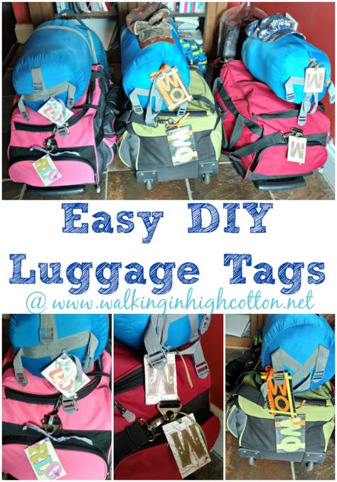 Diy Luggage Tags, Summer Camp Packing List, Summer Camp Packing, Luggage Tags Diy, Camp Packing, Rites Of Passage, Modern Homesteading, Camping Packing List, Diy Luggage