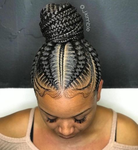 Precision👌🏾 Twisted Hair, Feed In Braids Hairstyles, African Hair Braiding Styles, Braided Cornrow Hairstyles, Braided Ponytail Hairstyles, Cool Braids, Beautiful Braids, Girls Hairstyles Braids, Natural Hair Braids