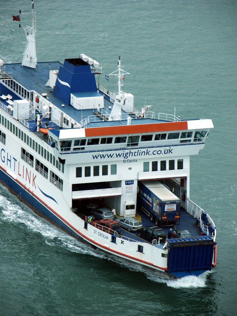 https://flic.kr/p/82M2bH | Wightlink Car Ferry Heart Bones, Ferry Boat, Boat For Sale, Boats For Sale, Fire Trucks, Miami Beach, Submarine, The Rock, Transportation