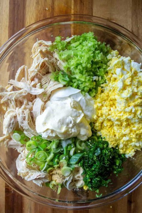 Southern Chicken Salad Recipe, Southern Chicken Salad, Classic Chicken Salad Recipe, Sweet Pickle Relish, Classic Chicken Salad, Southern Chicken, Chicken Salad Recipe, Green Veggies, Chicken Dinners