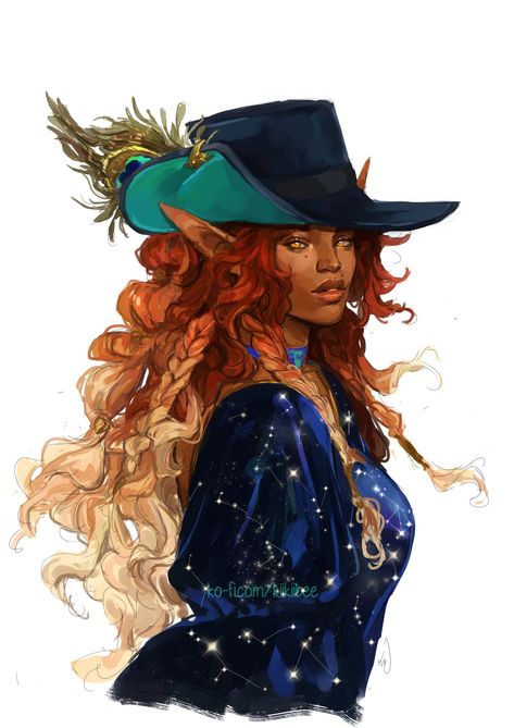 kiiwala on Twitter: "Hit me with that good good Dimension20/TTRPG energy https://t.co/gyKNFLSQlE" / Twitter Moon Elf, High Elf, Tyra Banks, Celestial Art, Good Good, Happy We, Fantasy Inspiration, G H, Dandy