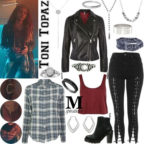 Toni Topaz Outfits, When A Stranger Calls, Toni Topaz, Riverdale Fashion, Fandom Outfits, Movies Outfit, Drawing Clothes, The Cw, Riverdale