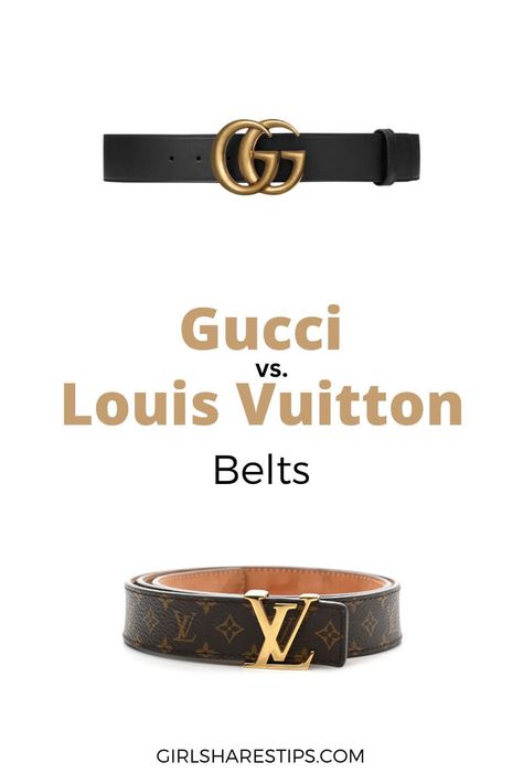 Gucci vs Louis Vuitton, which luxury brand is better for you? Check this post for everything thing you need to know about these two valuable luxury brands Gucci and Louis Vuitton, comparisons between iconic Gucci products and iconic Louis Vuitton products, and shopping tips for Louis Vuitton and Gucci. Louis Vuitton Belt Women, Louis Vuitton Belt Outfit Women, Louis Vuitton Belt Outfit, Lv Belt Women Outfit, Luis Vuitton Outfits, Louis Vuitton Outfits Women, Louis Vuitton New Bags, Louis Belt, Gucci And Louis Vuitton