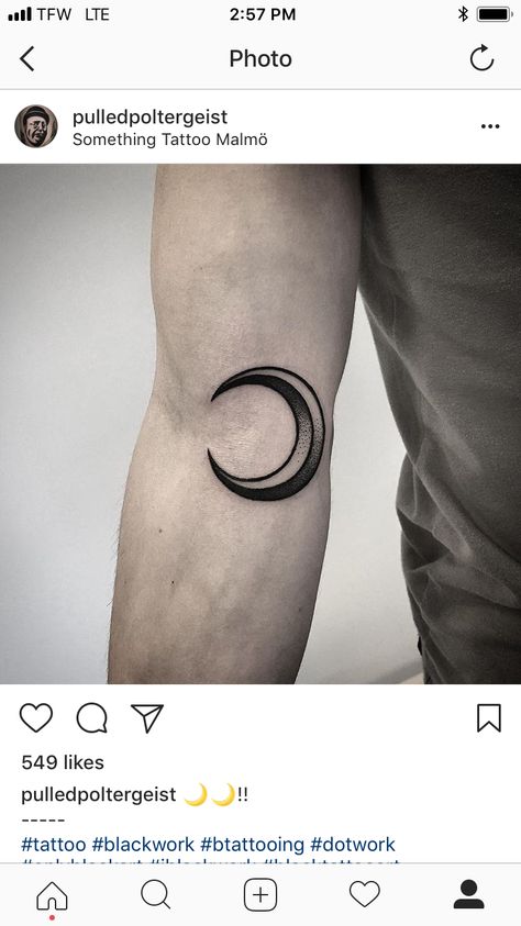 Moon Crescent Moon Forearm Tattoo, Crescent Moon Tattoo Men, Moon Forearm Tattoo, Moon Tattoo Men, Crescent Tattoo, Crescent Moon Tattoo, Forearm Tattoo, Tattoo Inspo, Moon Tattoo