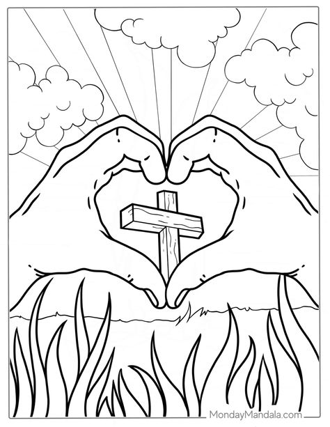 30 Jesus Coloring Pages (Free PDF Printables) John 5:1-16, Ash Wednesday Coloring Pages For Kids, Let Your Light Shine Coloring Page Free Printable, Biblical Coloring Pages Free Printables, Christian Color Pages, Bible Study Coloring Pages, Coloring Bible Pages For Kids, Ressurection Coloring Pages Free, Resurrection Coloring Pages Printable