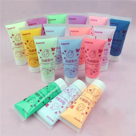 50ml Resin Diy Cream Fake Whipped Clay Glue Simulation Gel Mobile Shell Diy Craft Soft Clay Decoration 11.5cm X 4.5cm 1 Piece - Diy Craft Supplies - AliExpress Diy Cakes, Childrens Christmas Gifts, Kawaii Hair Clips, Pink Wallpaper Hello Kitty, Stationery Obsession, How To Make Cream, Cream Glue, Diy Cream, Resin Glue