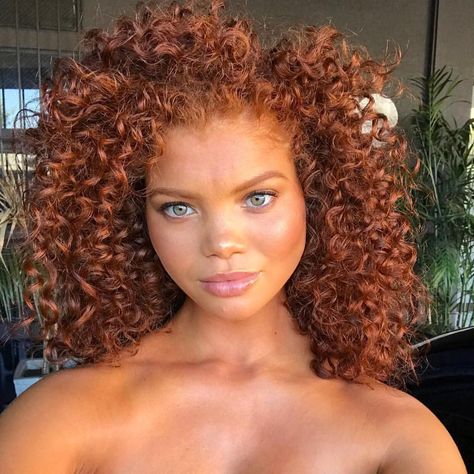 Red hair red curls freckles black women Kinks2Curls (@kinks2curls) on Instagram: “@carmen.solomons” Red Curls, Red Curly Hair, Ginger Hair Color, Colored Curly Hair, Pelo Afro, Dyed Natural Hair, Auburn Hair, Orange Hair, Ginger Hair