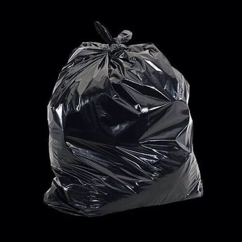 Trash Bag, Bag Icon, Dark Background, Black Background, A Black, Photography, Black