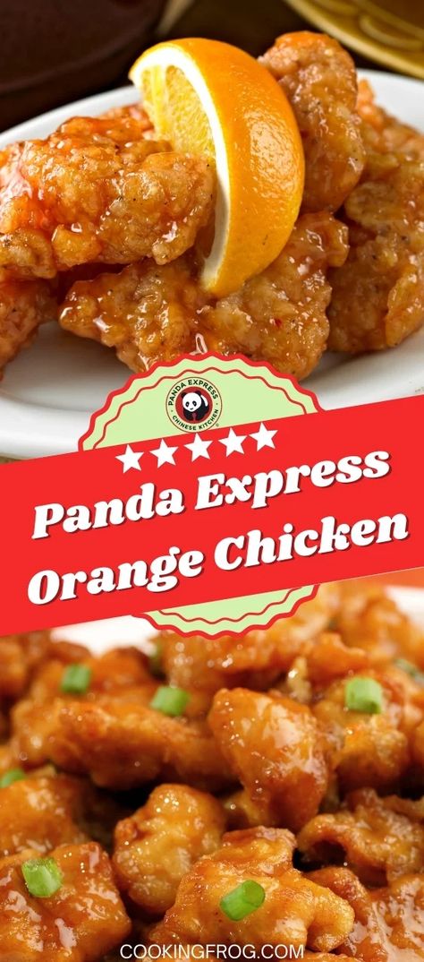 Copycat Panda Express Orange Chicken Recipe - Cooking Frog Copycat Panda Express Orange Chicken, Panda Express Orange Chicken Recipe, Copycat Panda Express, Panda Express Orange Chicken, Wok Recipes, Homemade Chinese Food, Famous Food, Orange Chicken Recipe, Chinese Cooking Recipes