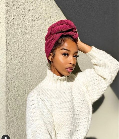 Bae Outfits, Understated Fashion, Head Wrapping, Turban Styles, Hijab Turban Style, Curly Natural Hair, Headwrap Hairstyles, Bb Glow, Wrap Fashion