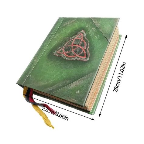 Charmed Book Of Shadows Green Journal Cover Bound Journal Blank And Lined 350 Pages Spell Record Spellbook Vintage Magic Gift - AliExpress Pagan Journal, Green Journal, Dungeons And Dragons Decor, Dungeons And Dragons Figures, Charmed Book Of Shadows, Dungeon Master Screen, Dragons Clothes, Magic Charms, Larp Armor