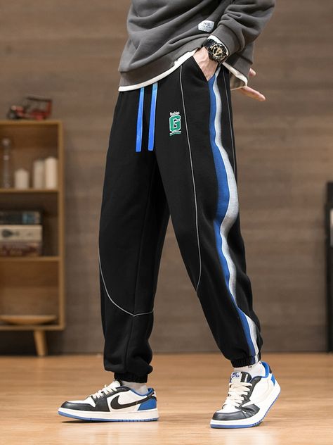 Spring Summer Men's Joggers Sweatpants Fabric 50% Polyester + 50% Cotton. Size Chart This iselastic waist,so we recommend the waist range. This is China sizewhich is smaller than US/EU size. China Size M = US size XS. MODEL height 178cm 75kg wear size XXL. Attention!!! The size chart is for reference only. Due to different measure,may exsit 2-4 cm error,should be acceptable. In order to choose correct size,please contact our customer service. Our professinal customer service offers you suitable size advice. The Products Show Plus Size Streetwear Fashion, Mens Joggers Sweatpants, Plus Size Streetwear, Casual Pants Style, Mens Jogger Pants, Embroidery Cotton, Mens Pants Fashion, Letter Embroidery, Plus Size Pants