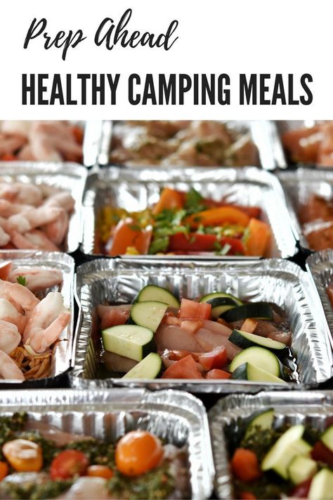 Healthy Camping Meals, Camping Hacks With Kids, Easy Campfire Meals, Resep Makanan Beku, Healthy Camping Food, Tent Camping Hacks, Camping Snacks, Freezer Meal Planning, Camping Dinners