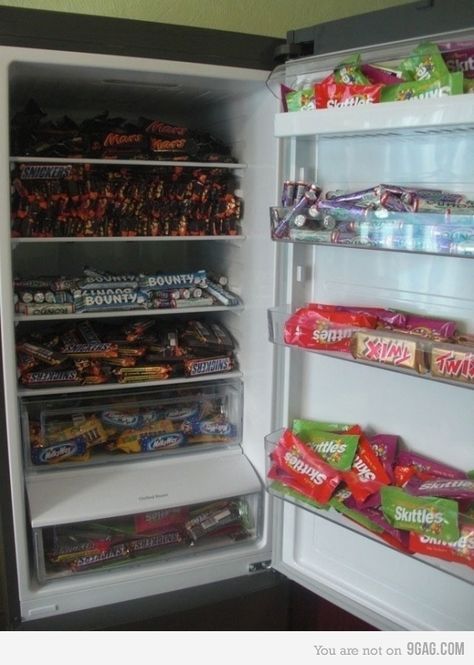 4 out of 5 dentists recommend this fridge to make their monthly Mercedes payment! lol Dream Fridge, Kitchen Rustic, Sleepover Food, Junk Food Snacks, Ate Too Much, Mini Fridge, Design Kitchen, Kitchen Bedroom, Junk Food