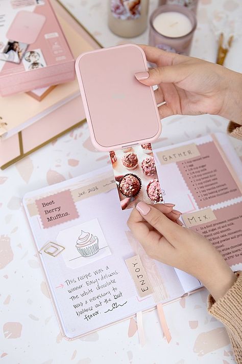 Introducing the brand new Canon IVY 2 Mini Photo Printer in Blush Pink Blush Pink Office, Canon Ivy, Mini Photo Printer, Small Printer, Handmade Bookmarks Diy, Pink Office, Mini Printer, Gift Inspo, Dream Gift