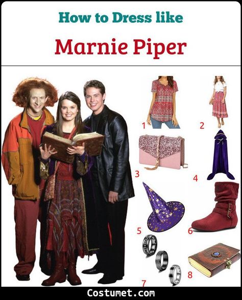 Marnie Piper (Halloweentown) Costume for Cosplay & Halloween Marnie Piper Costume, Marnie Halloweentown Costume, Halloween Town Costumes, Halloweentown Outfit, Marnie Halloween Town, Halloweentown Party, Holloween Town, Halloweentown Costume, Marnie Piper