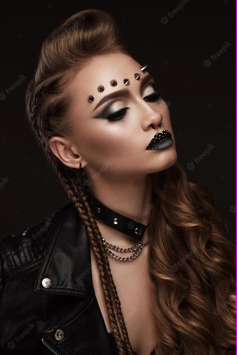 80s Glam Rock Makeup, Glam Rock Hairstyles, 80s Rock Makeup, Glam Rock Outfits, Glam Rock Makeup, 80s Glam Rock, Rock Makeup, 80s Party Outfits, Rock Hairstyles