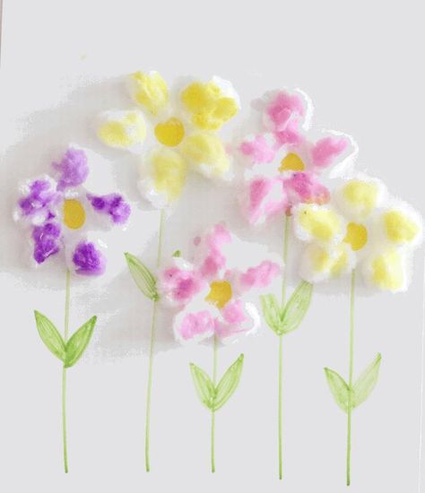 10 of the Cutest, Fluffiest Cotton Wool Craft Ideas for Kids Cotton Ball Crafts, Ball Flowers, Preschool Craft Activities, Floral Magnets, Cloud Craft, Sunday School Crafts For Kids, Farm Crafts, Craft Ideas For Kids, Fun Arts And Crafts