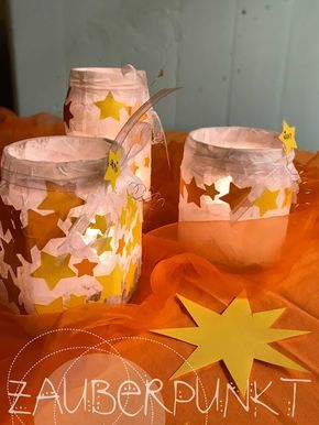 Sternenlaterne, DIY KINDER; Lichterglanz, Sterne, Kindergarten. Licht Lantern Diy Kids, Star Lantern Diy, Lantern Diy, Thrift Store Upcycle, Star Lantern, Weihnachten Diy, Winter Kindergarten, Star Lanterns, Diy Lanterns