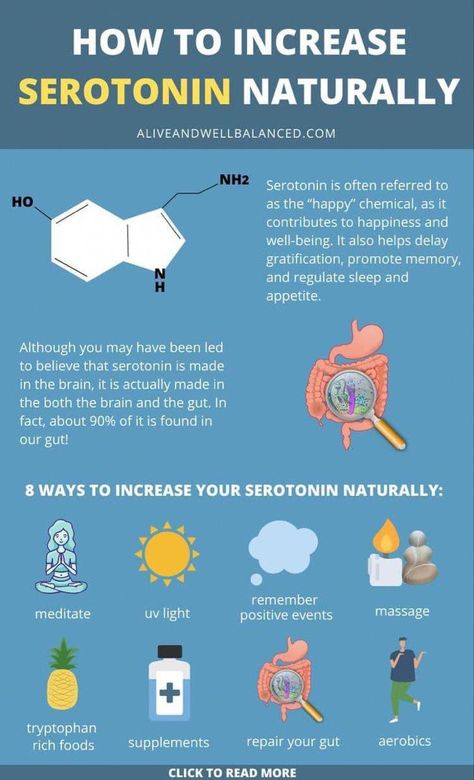 #HealthFitnessTips Increase Serotonin Naturally, Increase Serotonin, Body Study, Brain Facts, Boost Your Mood, Headache Relief, Color Psychology, Body And Mind, Mental And Emotional Health