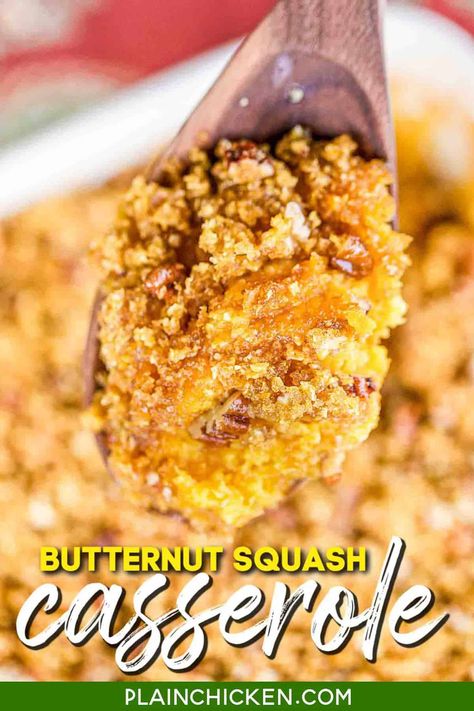 Butternut Squash Brown Sugar, Mashed Squash, Savory Butternut Squash, Mashed Butternut Squash, Butternut Squash Casserole, Buttercup Squash, Baked Green Beans, Baked Butternut Squash, Squash Casserole Recipes