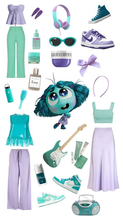 Envy Costume, Work Group Halloween Costumes, Inside Out 2, Group Halloween Costumes, Halloween Outfits, Inside Out, Halloween Costumes, Kitty, Halloween