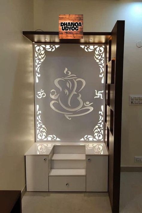 dhanoa udyog Customize Gifts, Temple Room, Modern Partition Walls, Bedroom Design Trends, Steel Door Design, Mandir Design, Wall Tv Unit Design, Temple Design For Home, Pooja Room Door Design