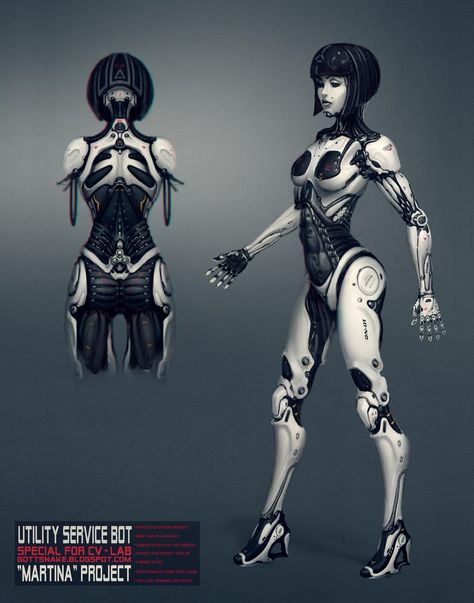 Android girl by Gottsnake on DeviantArt Cyborgs Art, Android Robot, Humanoid Robot, Arte Robot, Arte Cyberpunk, Wallpaper Android, Cyberpunk Character, A Robot, Robot Design