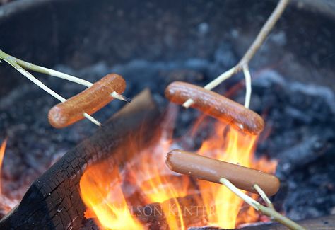 Cooking Hot Dogs over the campfire Fire Pit Party, Beach Fire, Grilled Sausage, Weiners, Barbecue Party, Beach Activities, Backyard Party, Camping Food, Good Ole