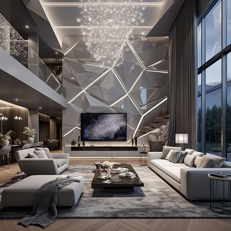 Rich Living Room Luxury Modern, Transitional Style Living Room, Interior Fireplace, Double Height Living Room, Glamorous Living Room, Moody Living Room, Modern Luxury Living Room, Interior Decorating Living Room, Luxury Modern Homes